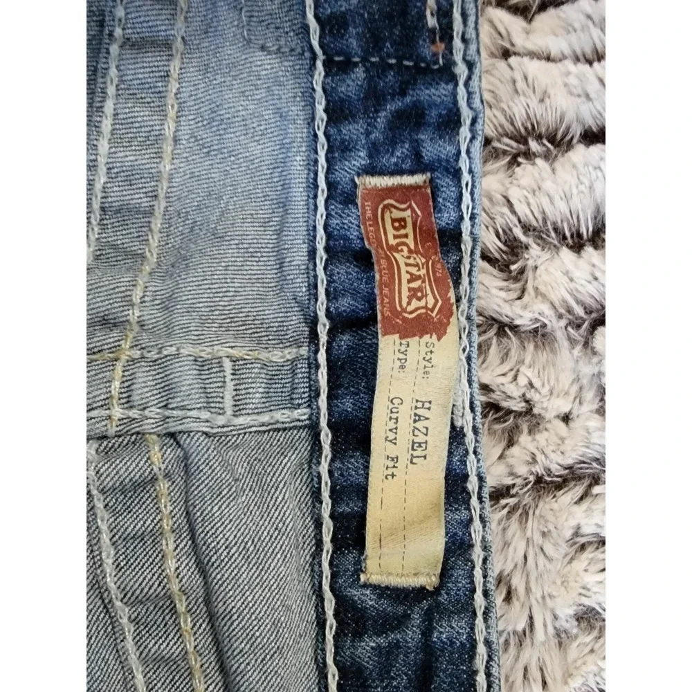 Big Star Denim‎ Jeans Women Size 26R Bootcut Medium Wash Distressed